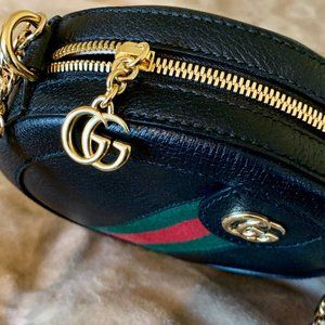 GUCCI Ophidia mini round shoulder bag